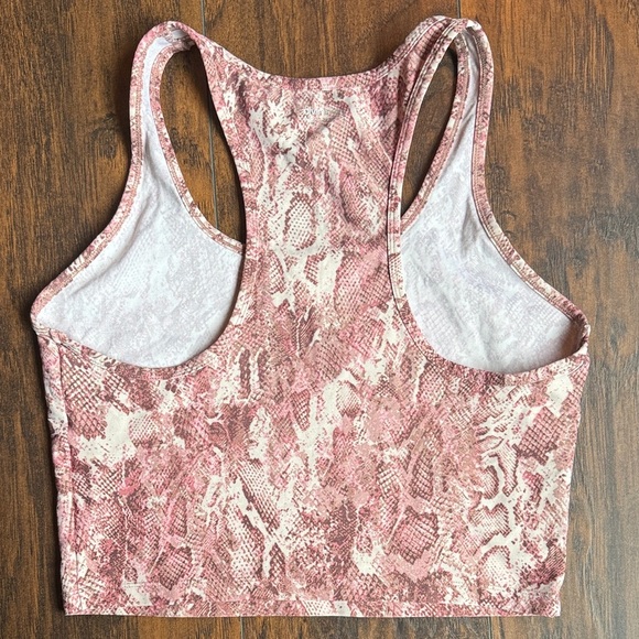 NWOT Calvin Klein Pink Snake Print performance top size XL (G15) - Picture 3 of 4